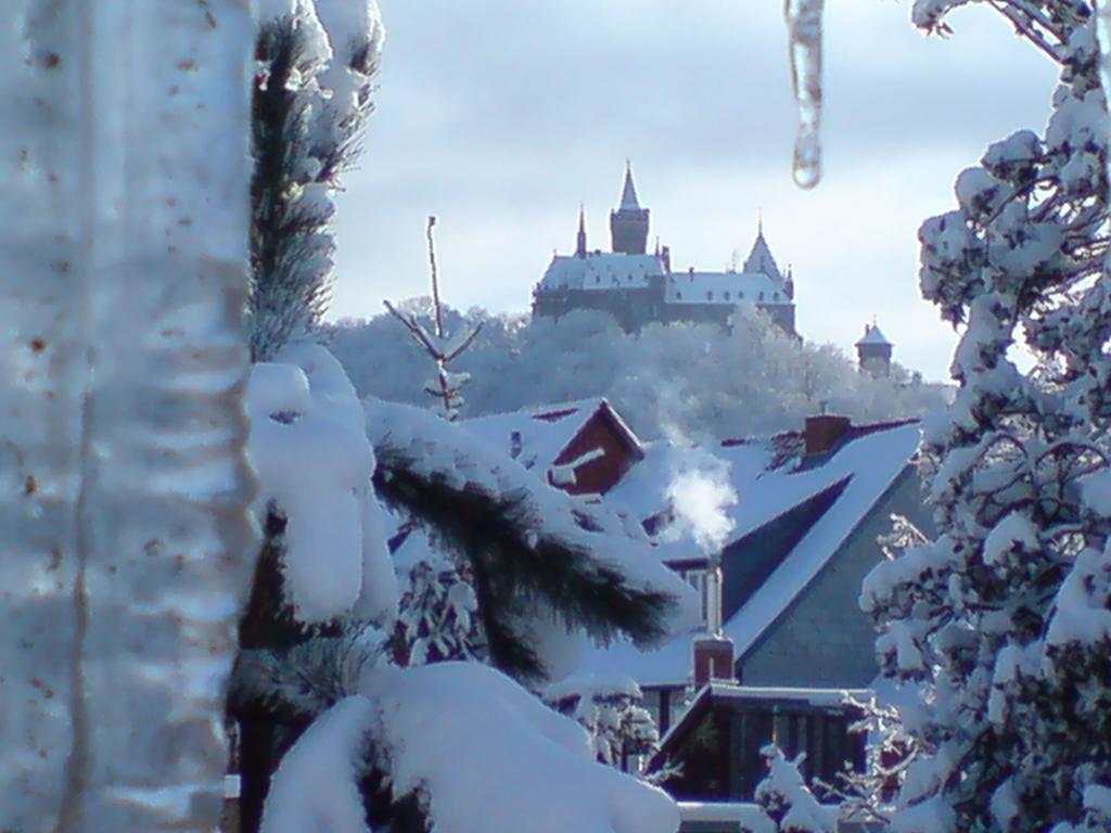 Hotel Schlossblick แวร์นิกโกโรเดอ ภายนอก รูปภาพ